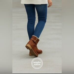 Wonder Nation Brown Kids Boots